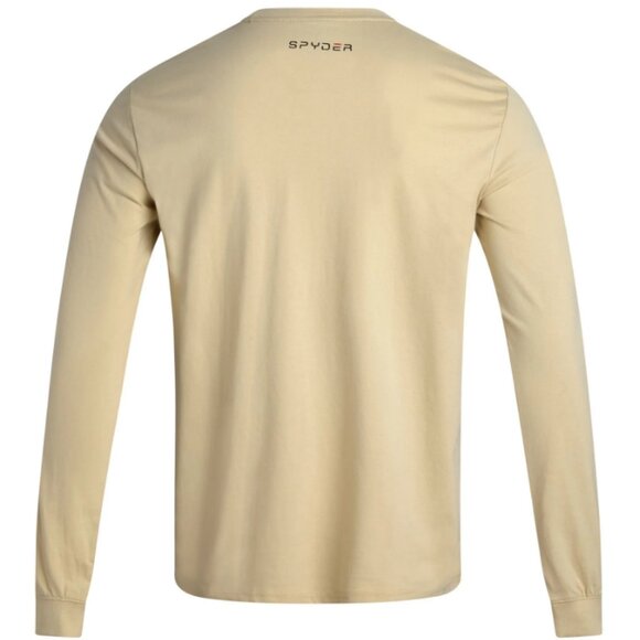 NEW SPYDER Mens Split Logo Long Sleeve - Cloud - Picture 3 of 3